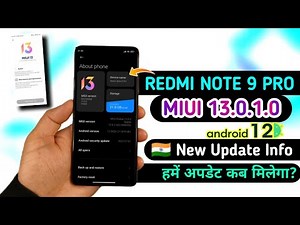 Redmi Note 9 Pro 🇮🇳 Miui 13.0.1.0 Android 12 Stable Update Info | Redmi Note 9 Pro New Update Info