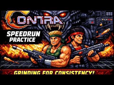 Contra Speedrun Practice | Route Work and Cleanup