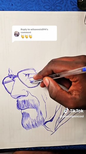 Walter White Pencil Art Drawing Process