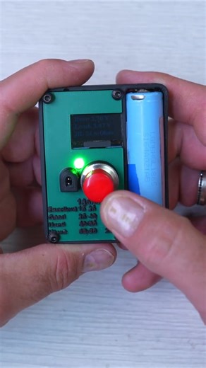 Battery IR tester #batterytester #lipo #18650 #electronics #diy
