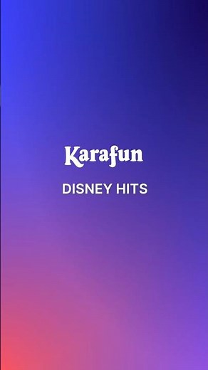 Sing along to the magic of Disney! ✨