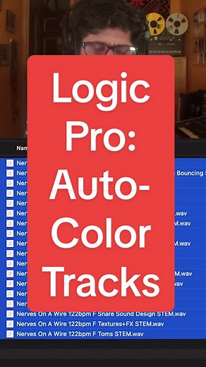 Enhance Your Logic Pro Sessions with Auto-Color Tracks