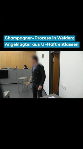 Champagner-Prozess in Weiden: Angeklagter aus U-Haft entlassen
