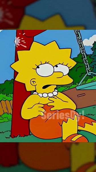 Bart's loose tooth 😂. #series #simpsons j