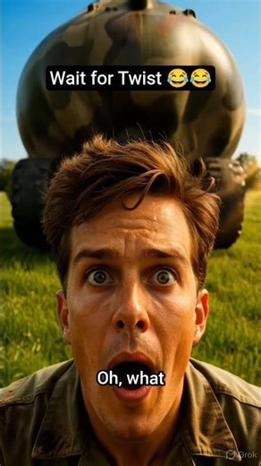 "Soldier Shocked When Farmer Punched Their Tank… Then It Bounced Back! 😂"