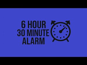 6 Hour 30 Minutes Timer With Loud Alarm For Heavy Sleepers