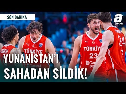 12 Dev Adam Yunanistan'ı Hezimete Uğrattı! EUROBASKET'TE FİNALDEYİZ (Türkiye 94-68 Yunanistan)