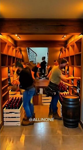 Underground Wine Cellar Transformation | Luxury Basement Build Timelapse