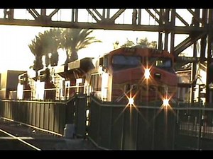 2010 BNSF Amtrak Metrolink Fullerton CA Part 1
