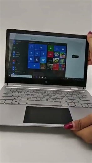 Touch Screen Foldable Laptop 14 Inch HD Display Notebook Touchscreen With Slim Design For