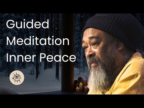 Mooji - 10 Minutes Guided Meditation - Peaceful In The Natural State (No Coughing)