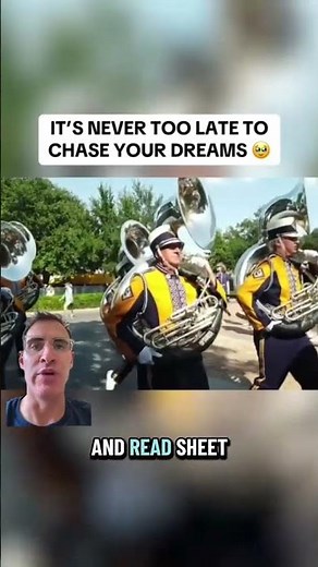 66-Year-Old LSU Freshman Kent Broussard Achieves Lifelong Dream of Playing Tuba For Marching Band 🎷