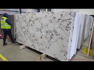 Calacatta Viola Quartz Slab - Nile Stone ‪@QuartzWorktopsNearMe‬