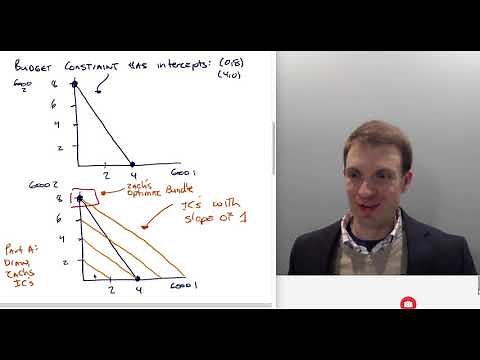 Intermediate Micro: Utility Maximization Perfect Subs Budget Constraint