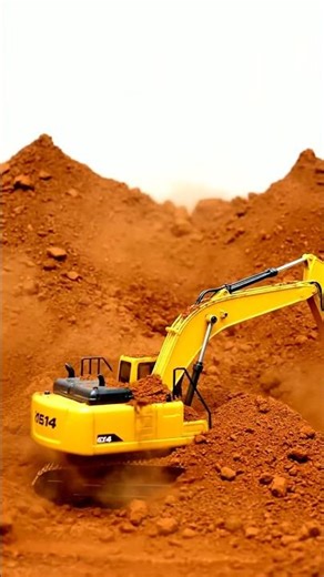 RC Excavator Digs Up a Storm! 🚧 Extreme Dirt Moving Action!