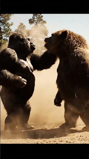 Gorilla vs Grizzly Bear – The Ultimate Wild Clash | Full Cinematic Fight Breakdown