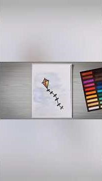 How to draw a kite step by step (very easy) || art video