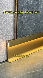 2.5M views · 18K reactions | Source Factory for Aluminum Alloy Skirting Boards We welcome inquiries for engineering orders and building materials wholesale. #SkirtingBoardWholesale #AluminumAlloySkirtingBoard #SkirtingBoard #AluminumAlloy #Metal #BuildingMaterials #Construction #EdgeTrim #TileEdgeFinishing | Awisdom Tile Accessories | Facebook