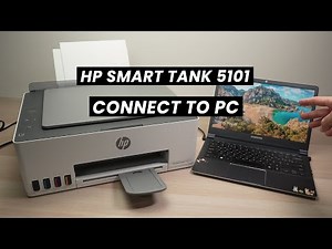How to Setup HP Smart Tank 5101 Printer With PC Computer Using Wifi