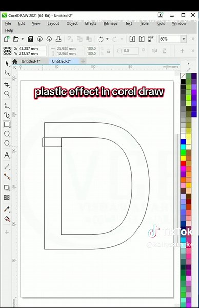 Creating a Plastic Effect in Corel Draw Tutorial