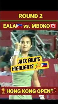 Brilliant Match Between Alex Eala and Victoria Mboko at Hong Kong Open 2025 🎾🇵🇭 #alexeala