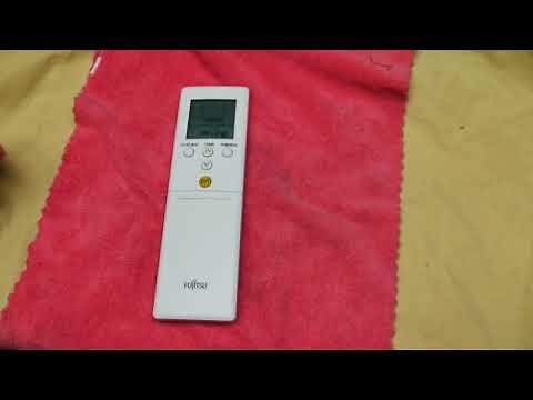Fujitsu Aircon Remote - How to use Sleep Mode