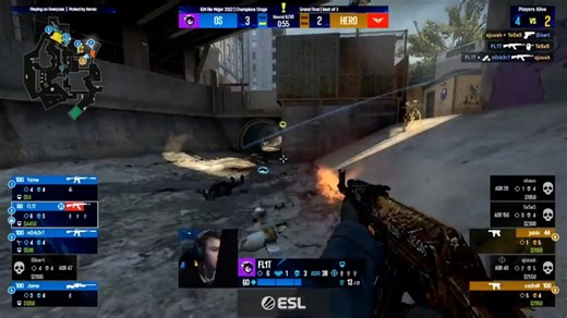 (CSGO) 铁血FL1T 决赛MAJOR 五杀 Ace