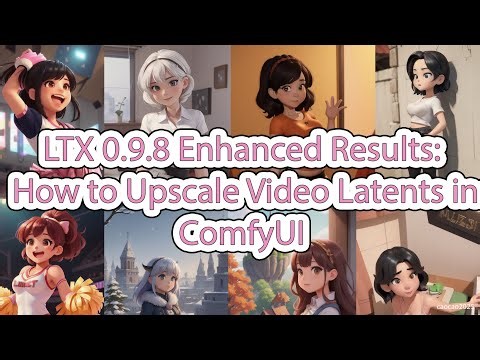 LTX 0.9.8 MAX QUALITY: Latent Upscaling & Tiled Sampling PRO Workflow (ComfyUI Tutorial)