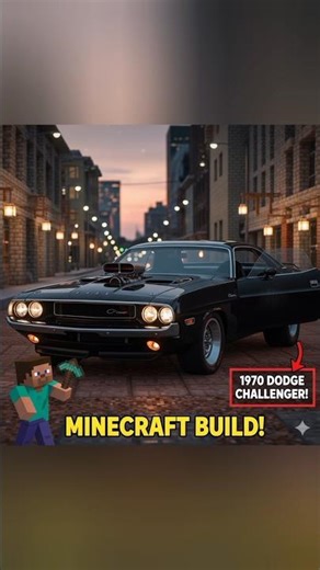 making dodge challenger part 3 #minecraft #shorts #gaming
