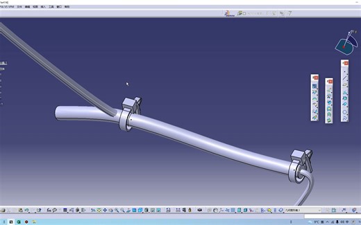 CATIA线束设计-线束长度测量无中心线，分割曲线，接合曲线，分割线束段