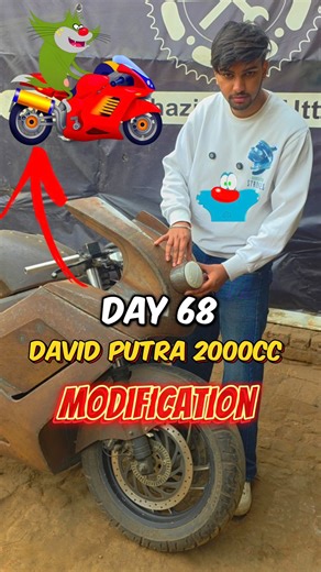 Aman Kumar Thakur on Instagram: "Day 68 David putra 2000 cc modification . #davidputra2000cc #davidputra #royalenfield #modify #modification reelsbike reel insta viral instagood bikeride bikelovers modified bikemodification instagram explorepage trnding trending dailyvlog bikes alloywheel spendor BIKELOVERs bikeride bikelovers jack oggy oggyandthecockroaches"