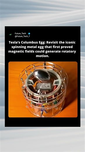 This Egg Stands Up on its Own! (Tesla’s Magic 🤯⚡) #shorts