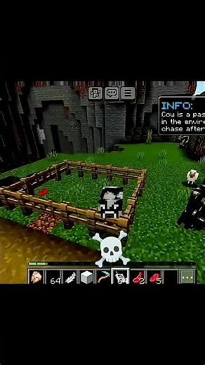 from chicken to cow legacy☠️ ... morph ability 🎭 .... minecraft animals mods..pe ...troll face edits