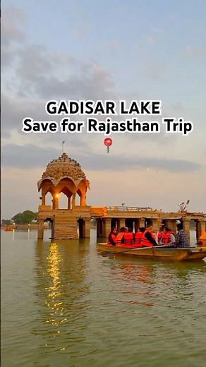 Jaisalmer ka Sabse Beautiful Spot 😍 Gadisar Lake Rajasthan |
