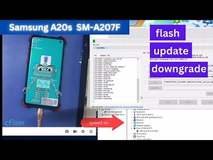 Samsung Galaxy A20s SM-A207F Update or Downgrade flash With odin