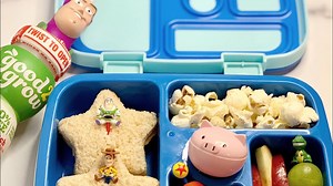 Toy Story 🧸 Disney sandwich #Shorts fun easy lunch box ideas for kids #kidslunch #schoollunchideas