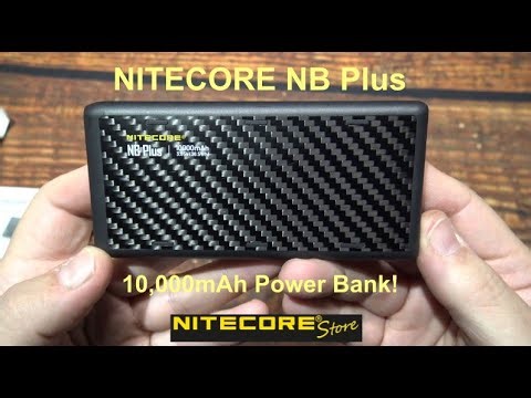 NITECORE NB Plus Power Bank Review! (Slim design, 10,000mAh, High Output, Carbon Fiber Housing!)