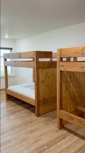 NEW Plan Drop! Heavy Duty Bunk beds in all the sizes! Free plans #bunkbeds