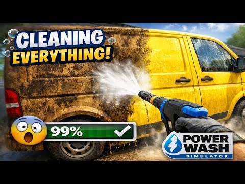 I Power Washed Until the Dirt Gave Up | PowerWash Simulator Gameplay