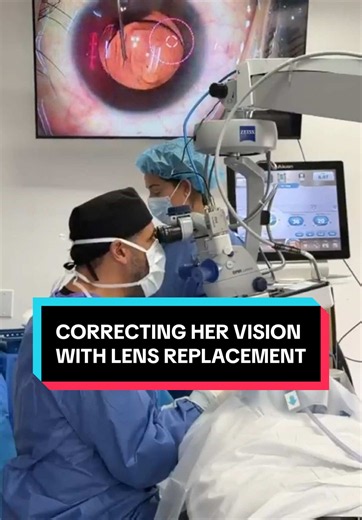 This lens corrected -14 and astigmatism 🎯👁️ #vision #eyecare #cataract #ophthalmology #surgery