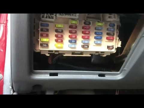 2001 Nissan Frontier Fuel Pump Fuse Location