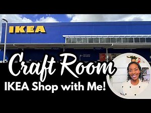 Must See! IKEA ~ CRAFT ROOM Shop with Me! Lots of Crafting & Storage Solutions