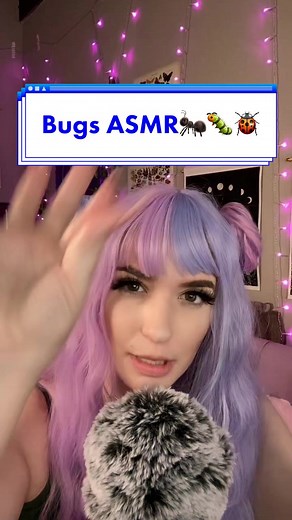 Bugs ASMR #asmr #ily #iloveyou #asmrsounds #asmrcommunity #asmrtiktoks #asmrvideo #relax #asmrrelax #3DIO #asmrtingles #tingles #dailyasmr #asmrdaily #sleep #asmrtriggers #fypシ #fyp #kiss #kisses #personalattention #gf #girlfriend #girlfriendasmr #asmrgirlfriend #caring #blueyeti #wig #purple #pink #nails #attention #tappingasmr #3DIO #bugs #bugsasmr #asmrbugs #asmrbugsearching #asmrbugsearch