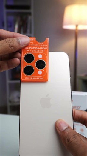 iPhone 16 Pro Max Camera Lens Installation – Easy Bubble-Free Method! #iphonepromax