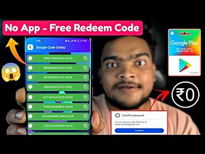 (No App Trick) free redeem code for playstore at ₹0 | Get free redeem code without earning app