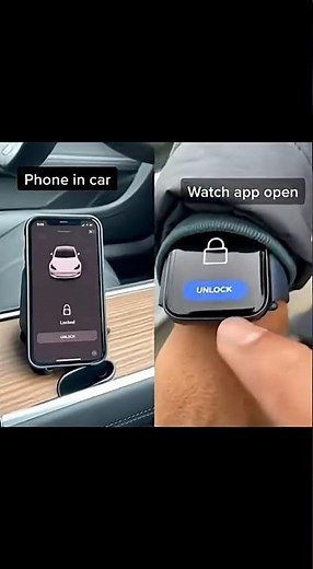 THE $0 ROADSIDE ASSIST! Unlock Your Tesla in Seconds 🔓💰 #tesla #educational #automobile #AppleWatch