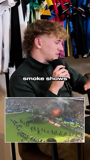 Football Ultras Podcast on Instagram: "The craziest pyro show ever? 👀💙 #footballfans #hsv"