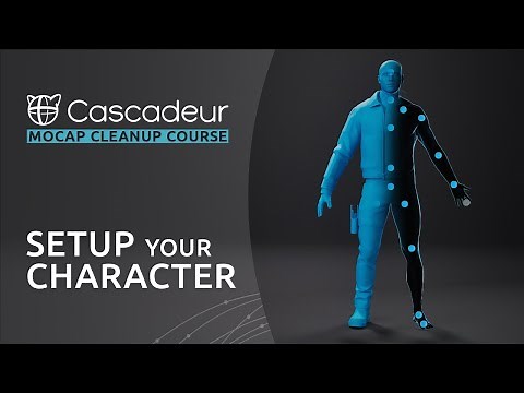 Setting Up the Character for Animation Import and Retargeting | Mocap Cleanup Course in Cascadeur