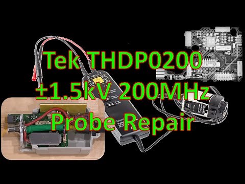 Tektronix THDP0200 ±1.5kV High Voltage Differential Probe Teardown, Repair & Analysis