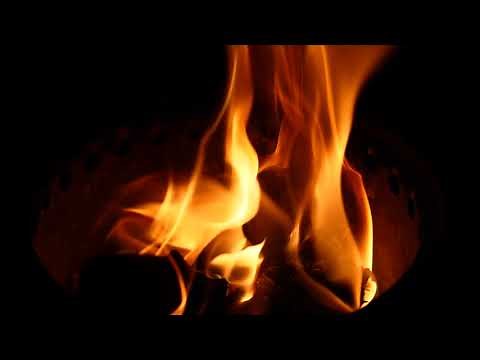 [10MIN] [HD] Fond Animé Feu de Cheminée